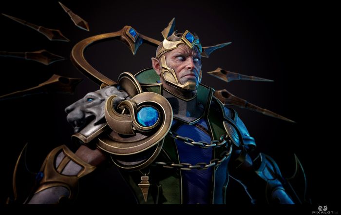 Elf Magician — 3D character render