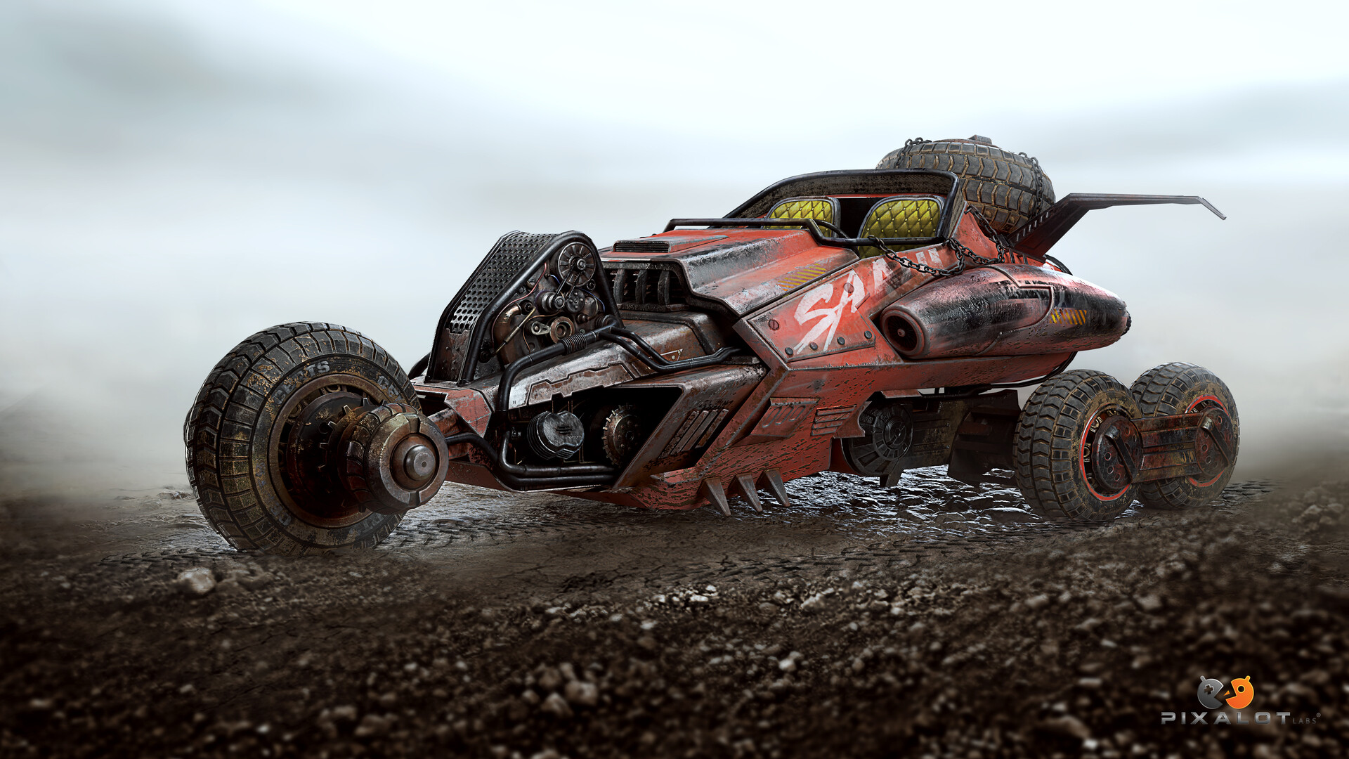 Buggy — 3D vehicle render